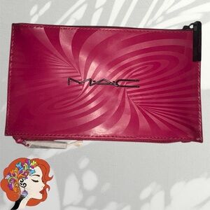 MAC Cosmetics Swirl Design Fuchsia Bag